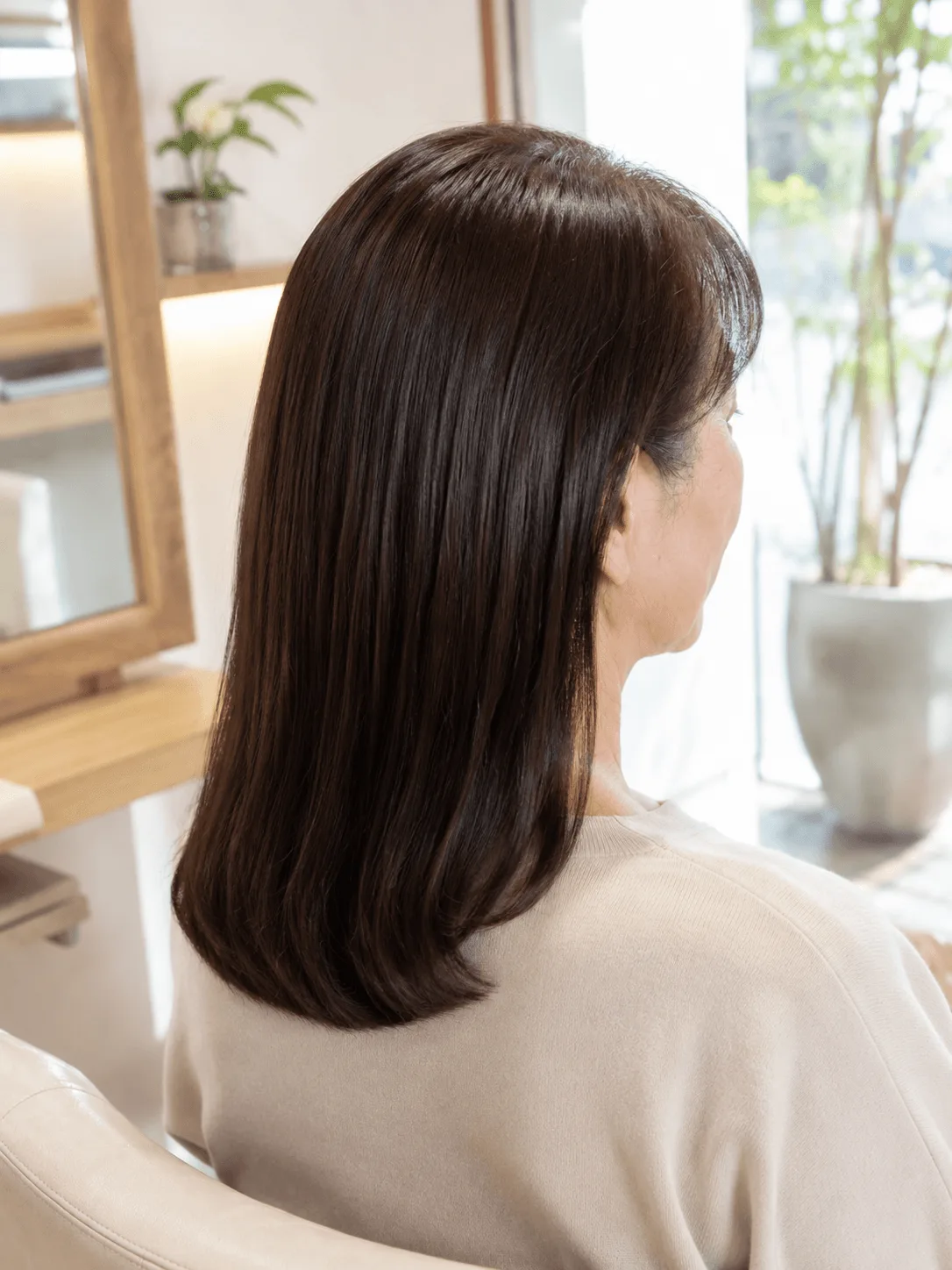 髪質改善ストレート