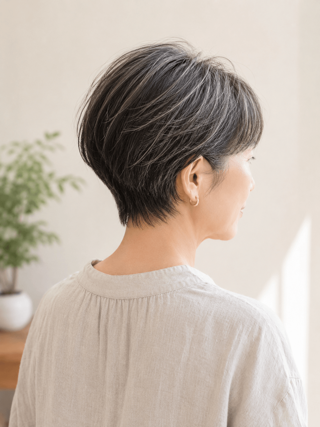 やわらかボブのヘアスタイル